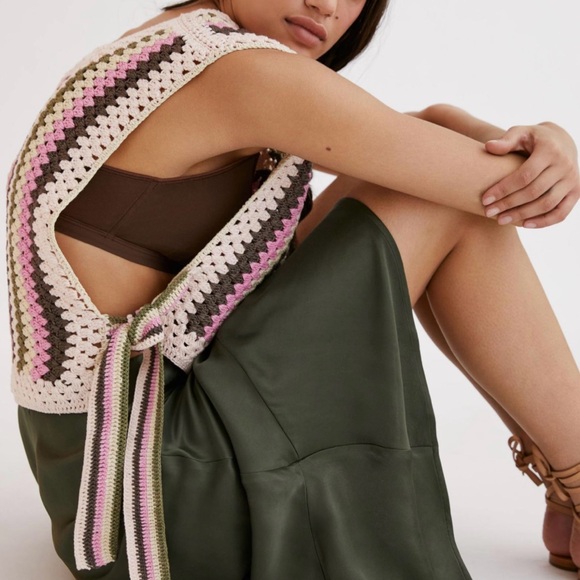 Anthropologie In Our Nature Crochet Vest - Picture 3 of 7
